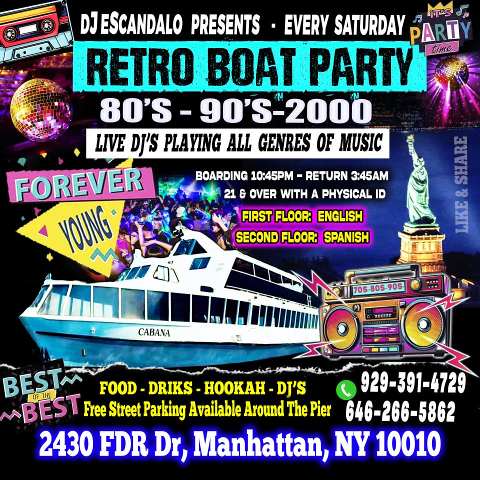 Retro Boat Party - May 24