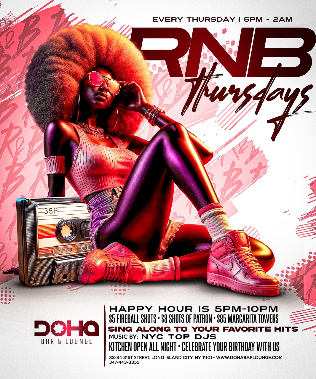 Buy tickets for Experience the Ultimate RNB Thursdays at Doha Bar Lounge! Experience the Ultimate RNB Thursdays at Doha Bar Lounge!