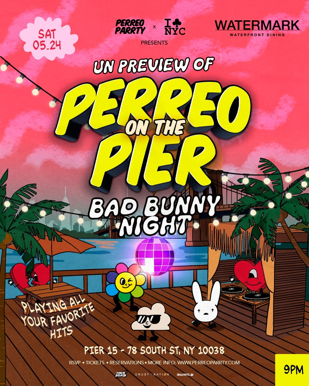 Perreo on the Pier - Benito Tribute Open-Air Latin & Reggaeton Party NYC