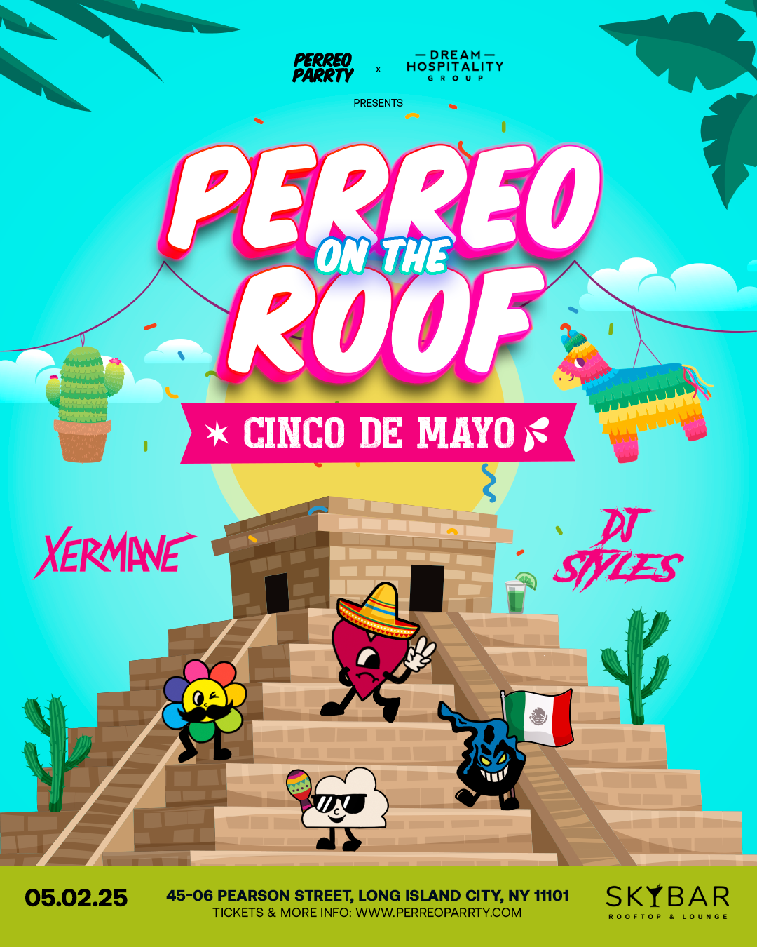 Buy tickets for Perreo Belico - Cinco de Mayo - Reggaeton Day Party Rooftop Perreo Belico - Cinco de Mayo - Reggaeton Day Party Rooftop