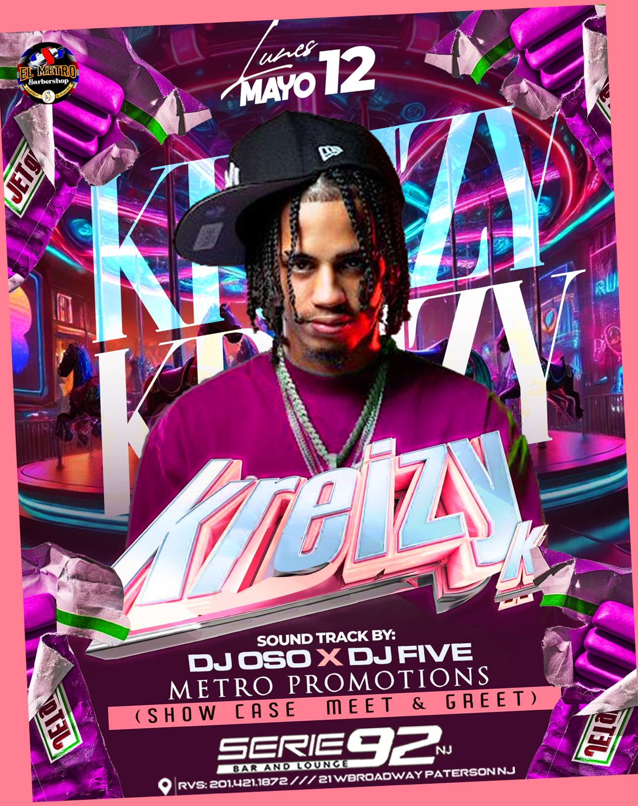 Buy tickets for KREIZY K EN VIVO KREIZY K EN VIVO