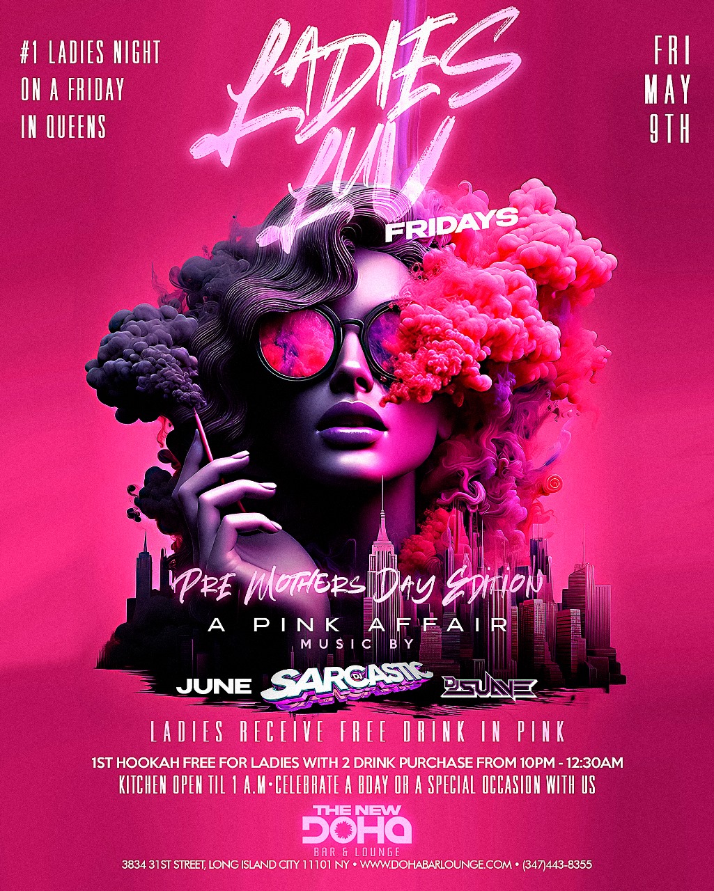 Buy tickets for Ladies Night Fridays – Pre-Mother’s Day Edition at The New Doha! Ladies Night Fridays – Pre-Mother’s Day Edition at The New Doha!