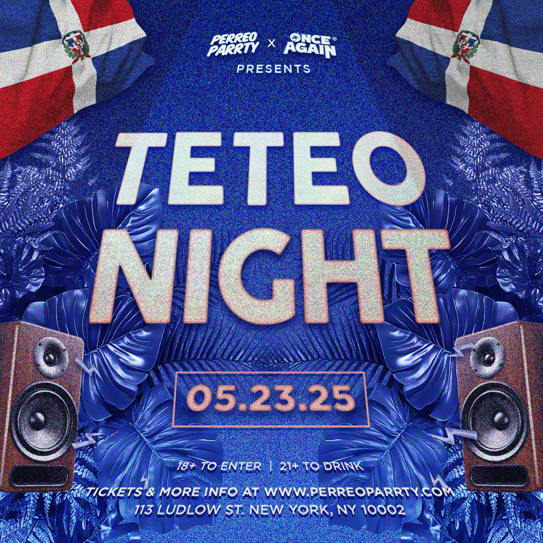 Teteo Dominican Night at Mehanata - Dembow Reggaeton Dance Party NYC - 18+