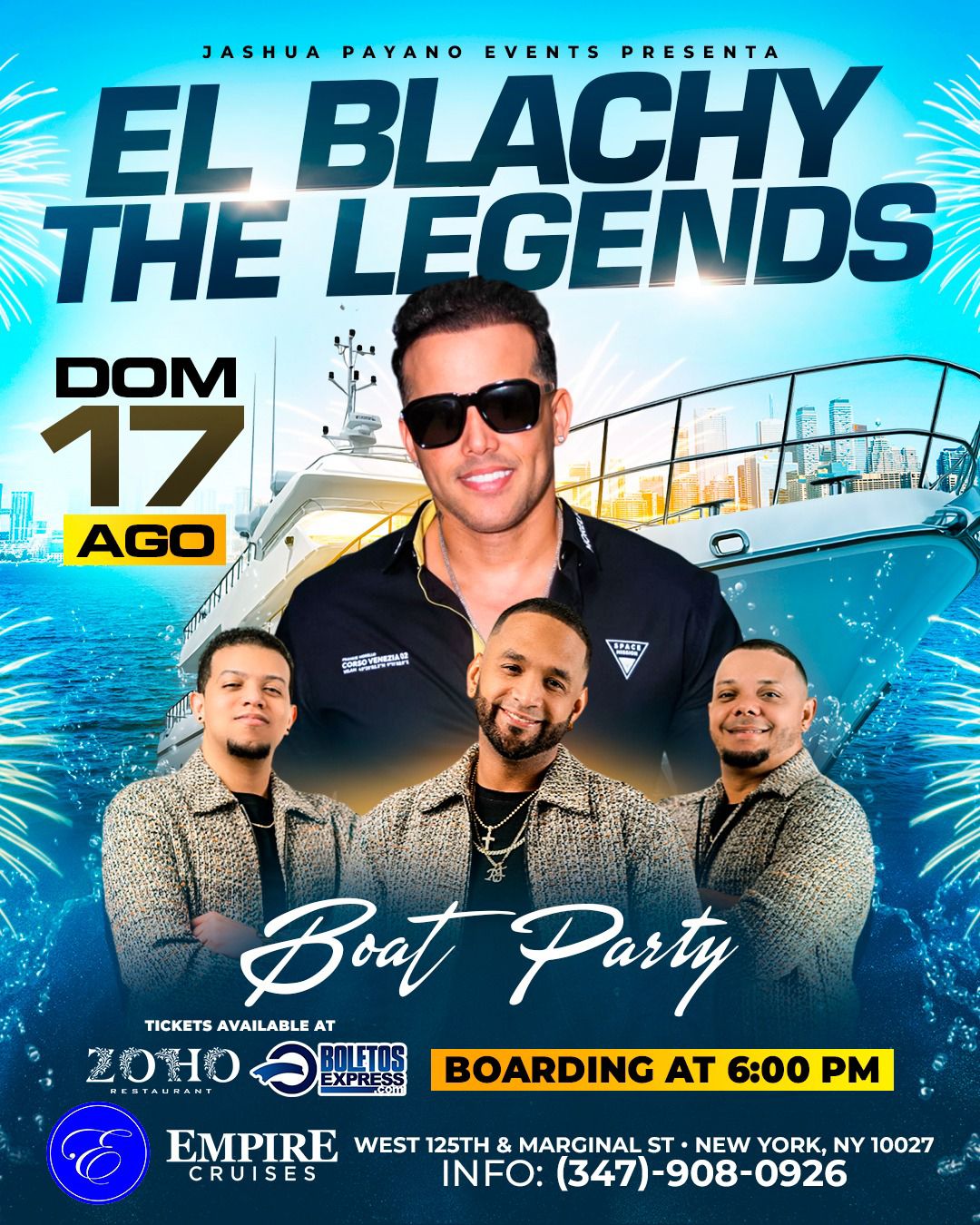 EL BLACHY & THE LEGENDS BOAT PARTY