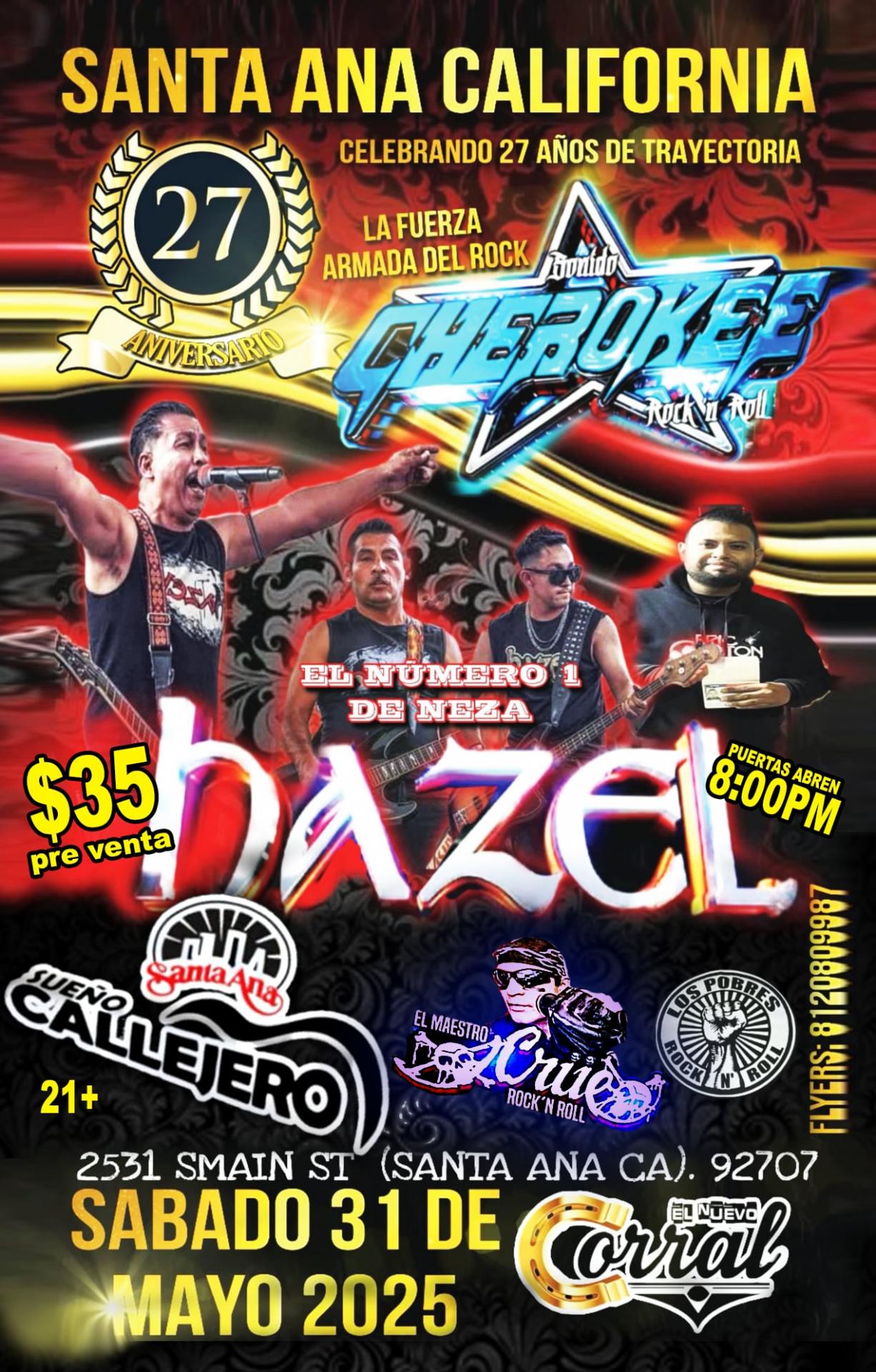 Aniversario 27 cherokee