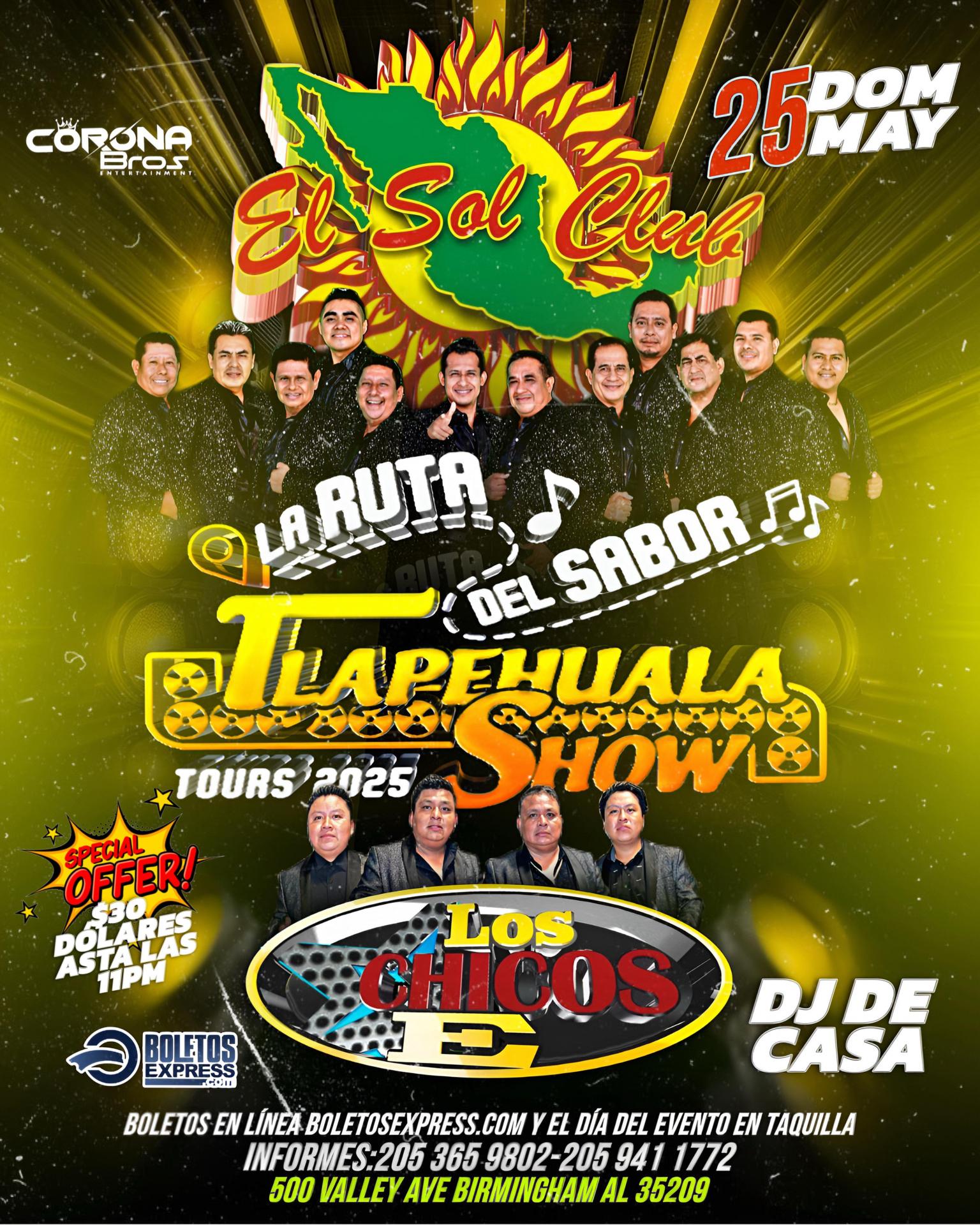 Tlapehuala Show en Birmingham Alabama