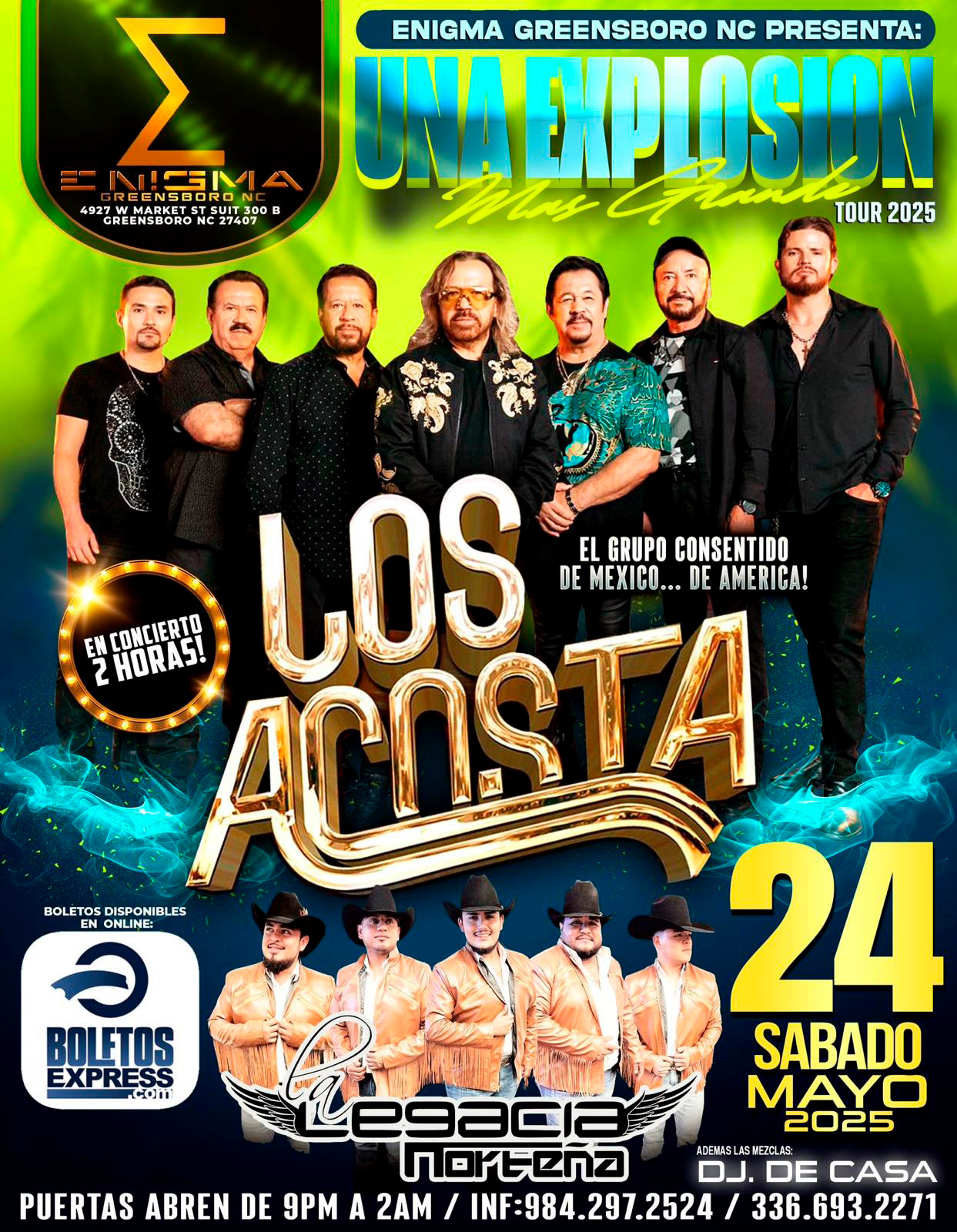 Buy tickets for LOS ACOSTA & LA LEGACIA NORTEÑA LOS ACOSTA & LA LEGACIA NORTEÑA