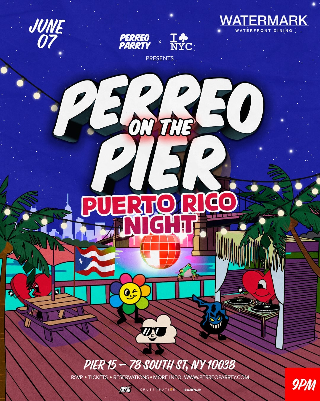 Perreo on the Pier - Puerto Rican Day Parade Reggaeton Party [ Open - Air ]