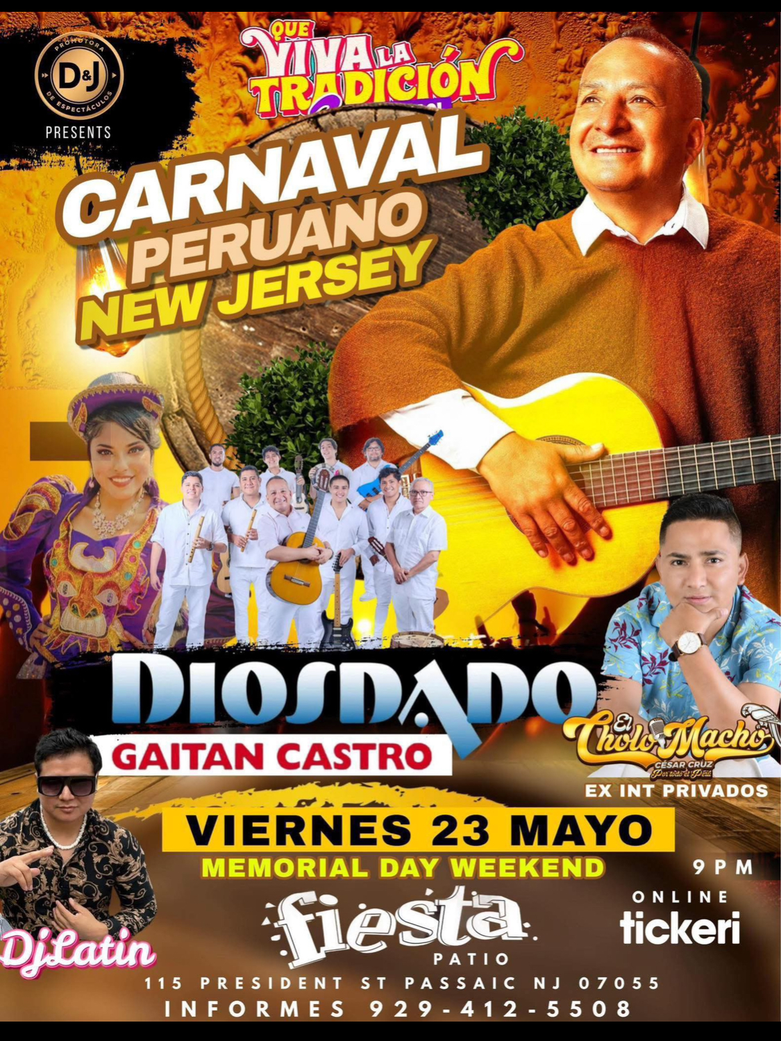 Diosdado Gaitan Castro new Jersey junto al cholo macho de privados