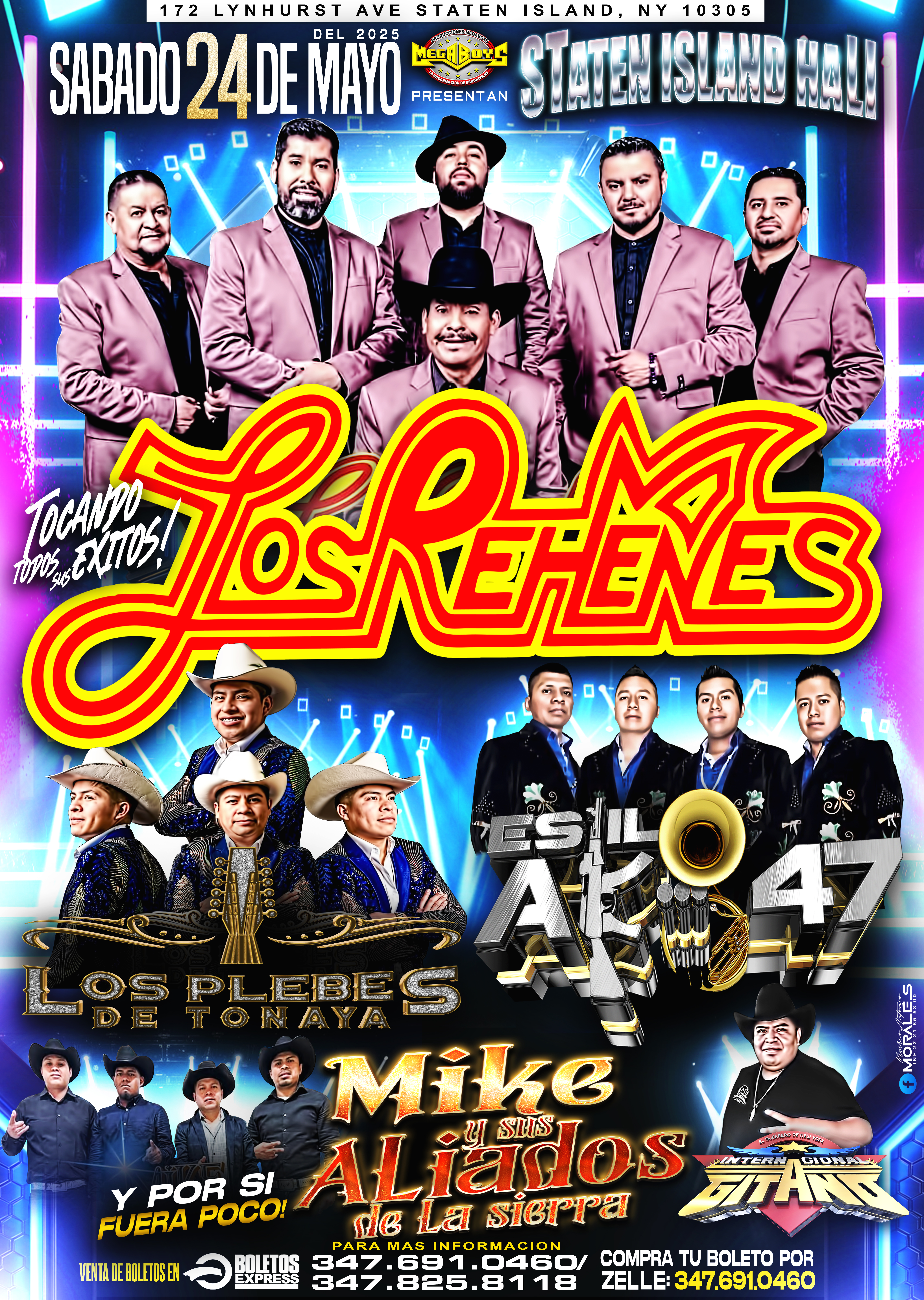Buy tickets for LOS REHENES | LOS PLEBES DE TONAYA | AK47 & MIKE Y SUS ALIADOS LOS REHENES | LOS PLEBES DE TONAYA | AK47 & MIKE Y SUS ALIADOS