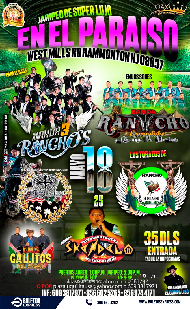 JARIPEO DE SUPER LUJO EN EL PARAISO
