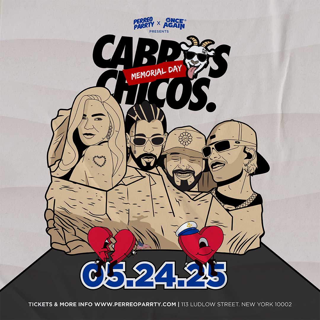 Cabros Chicos - Memorial Day Saturday Latin & Reggaeton Dance Party NYC 18+