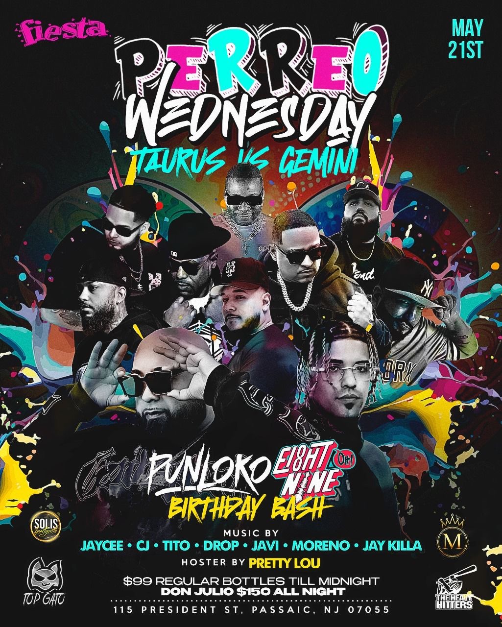 DJ PUNLOKO, EI8HT NINE BIRTHDAY BASH, JAYCEE, CJ, TITO, DROP, JAVI, MORENO. JAY KILLA