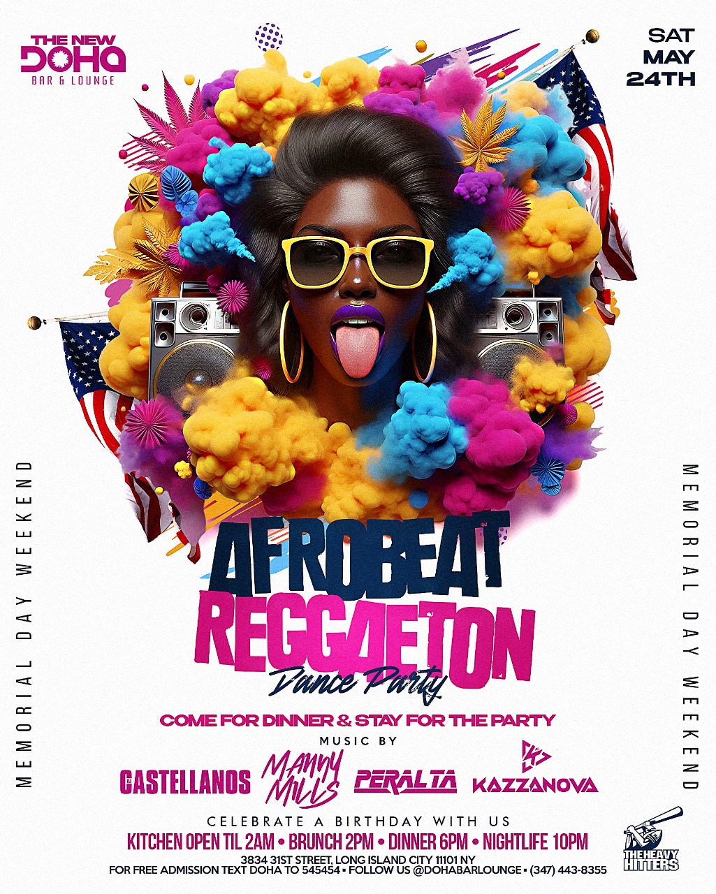 Afrobeat x Reggaeton Dance Party – Memorial Day Weekend!