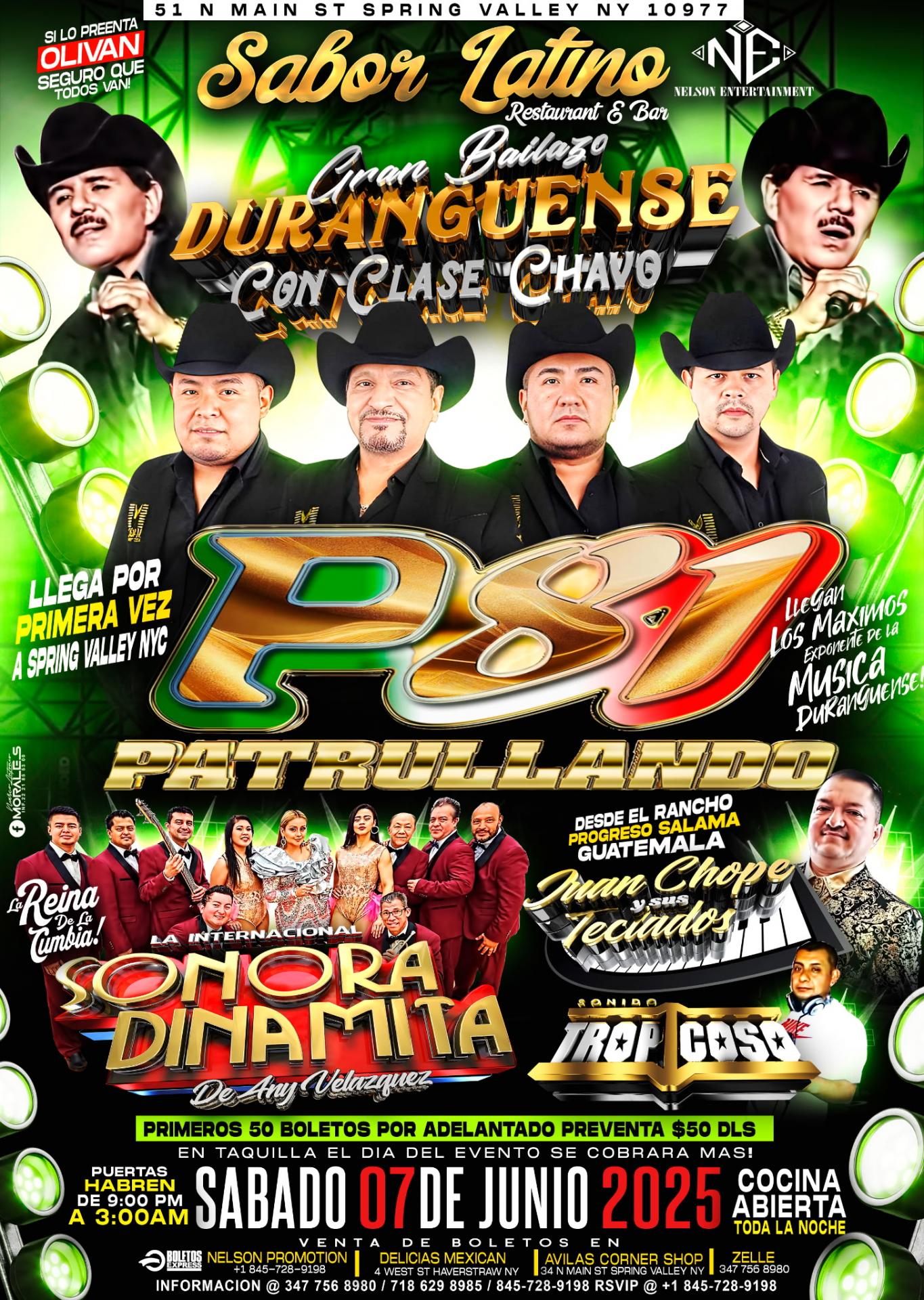 P81 Patrullando, La International Sonora Dinamita Any Velasquez