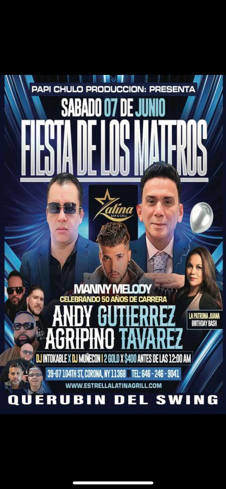Fiesta de los Materos en Estrella Latina Bar & Grill