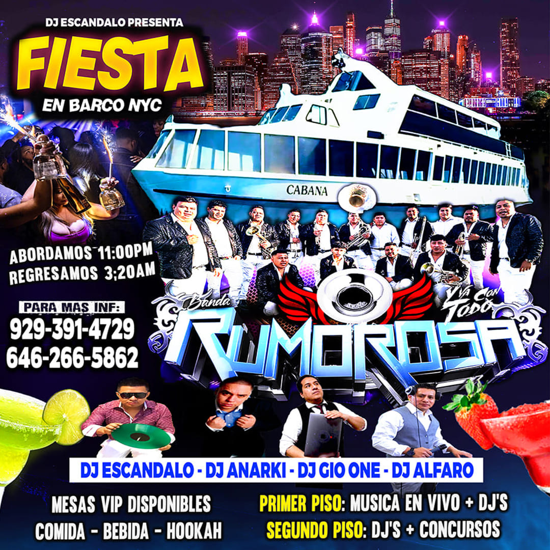 Buy tickets for BANDA LA RUMOROSA + DJS + MANHATTAN NY BANDA LA RUMOROSA + DJS + MANHATTAN NY