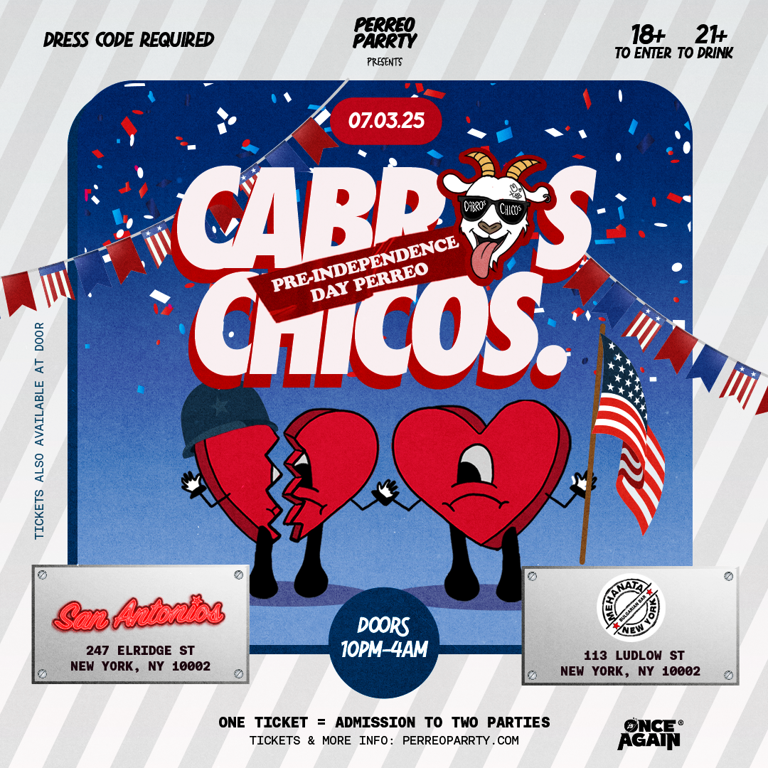 San Antonios: Reggaeton Dance Independence Day Perreo Party in NYC - 18+