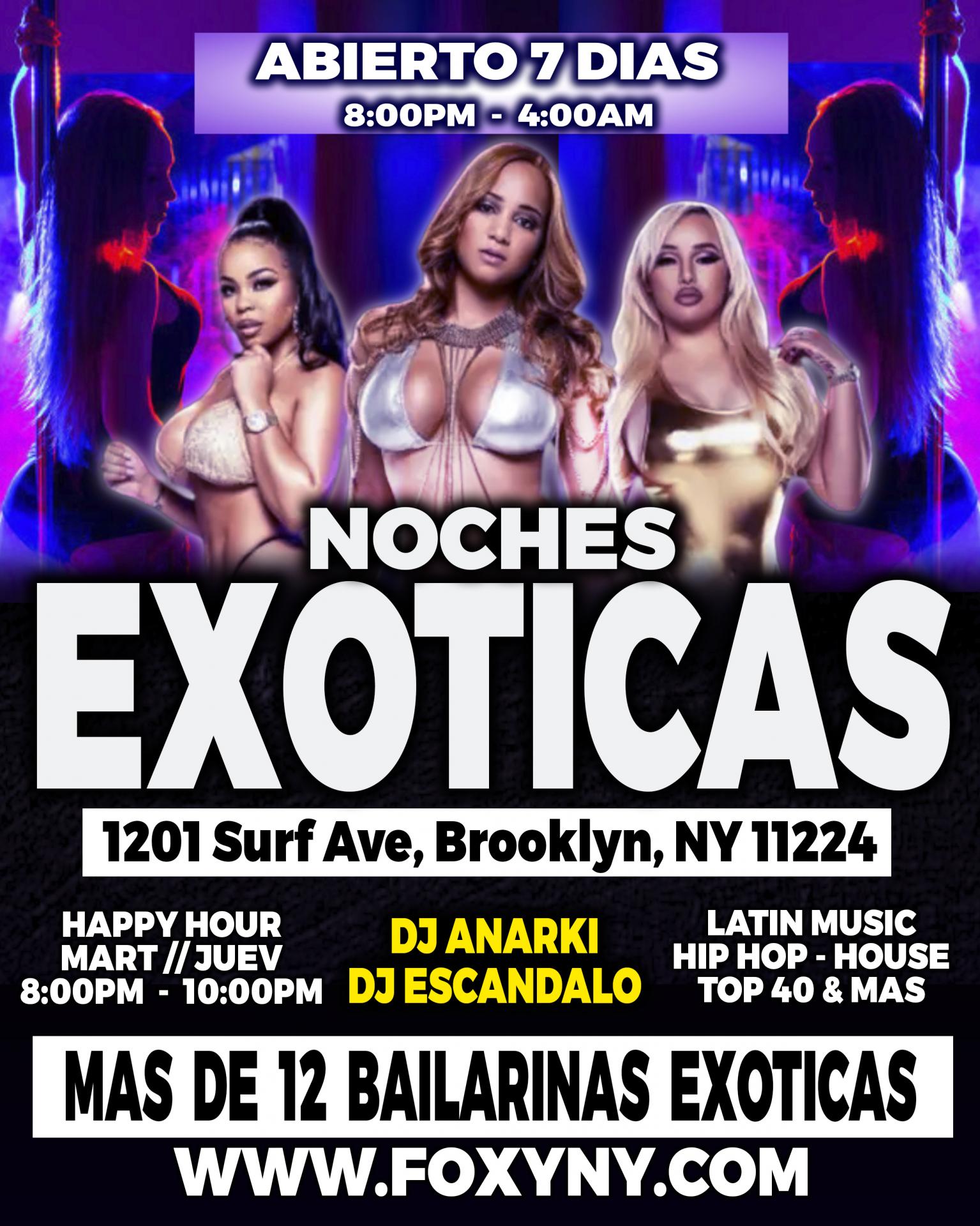 Buy tickets for Noches Exoticas En Brooklyn Noches Exoticas En Brooklyn
