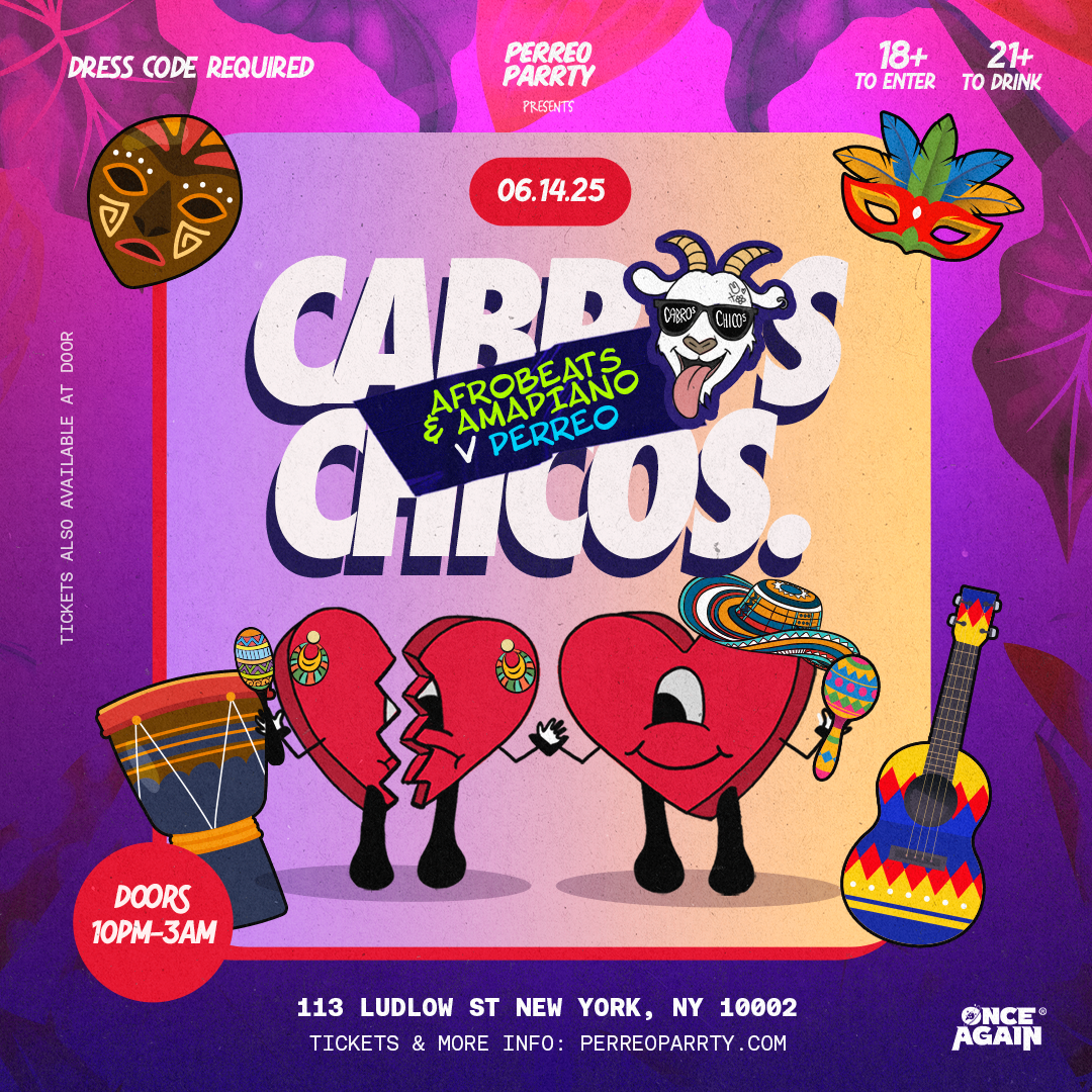 Afrobeats & Amapiano v Perreo at Mehanata Reggaeton Dance Party in NYC 18+