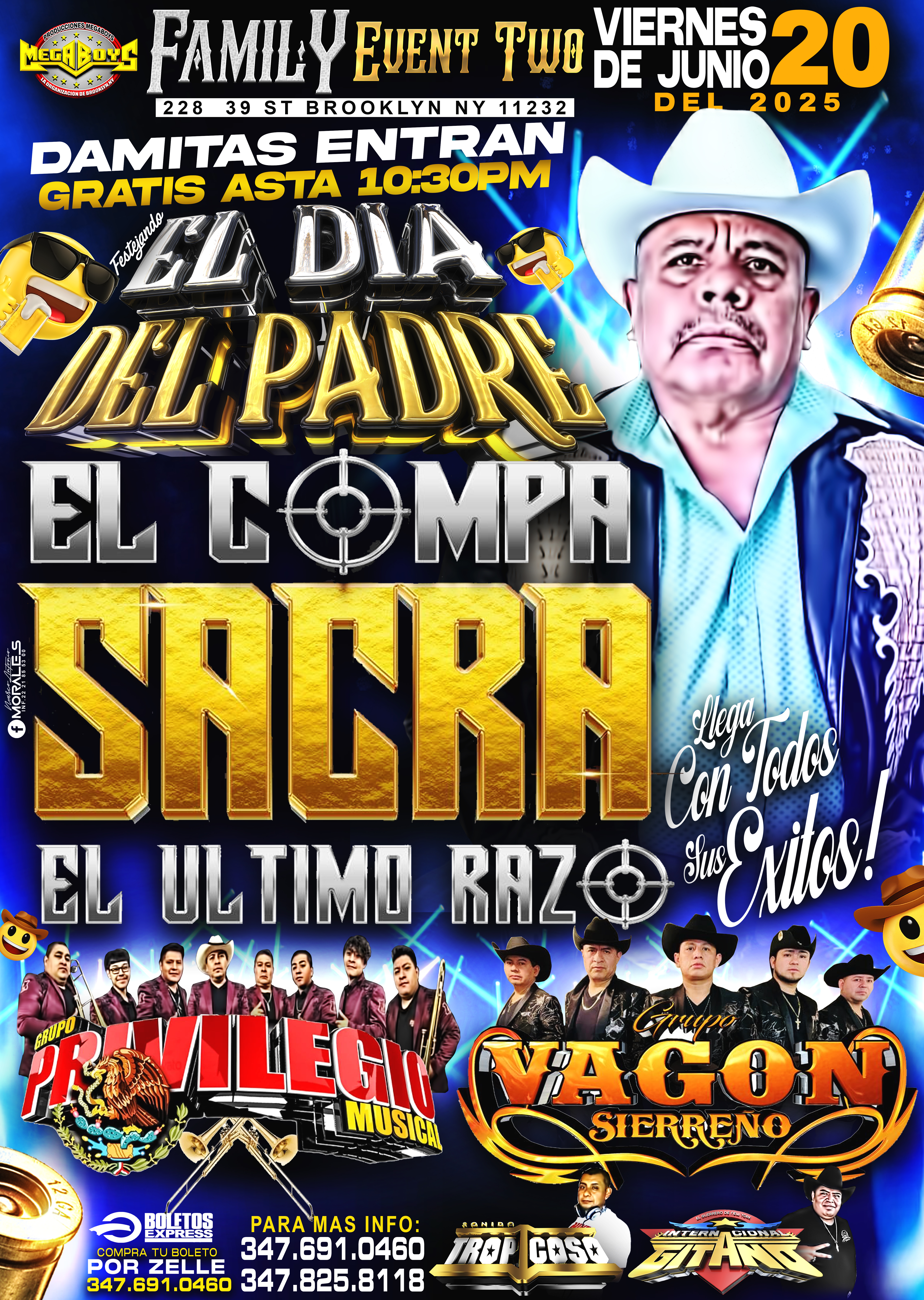 EL COMPA SACRA EL ULTIMO RAZ | GRUPO PRIVILEGIO MUSICAL & GRUPO VAGON SIERREÑO