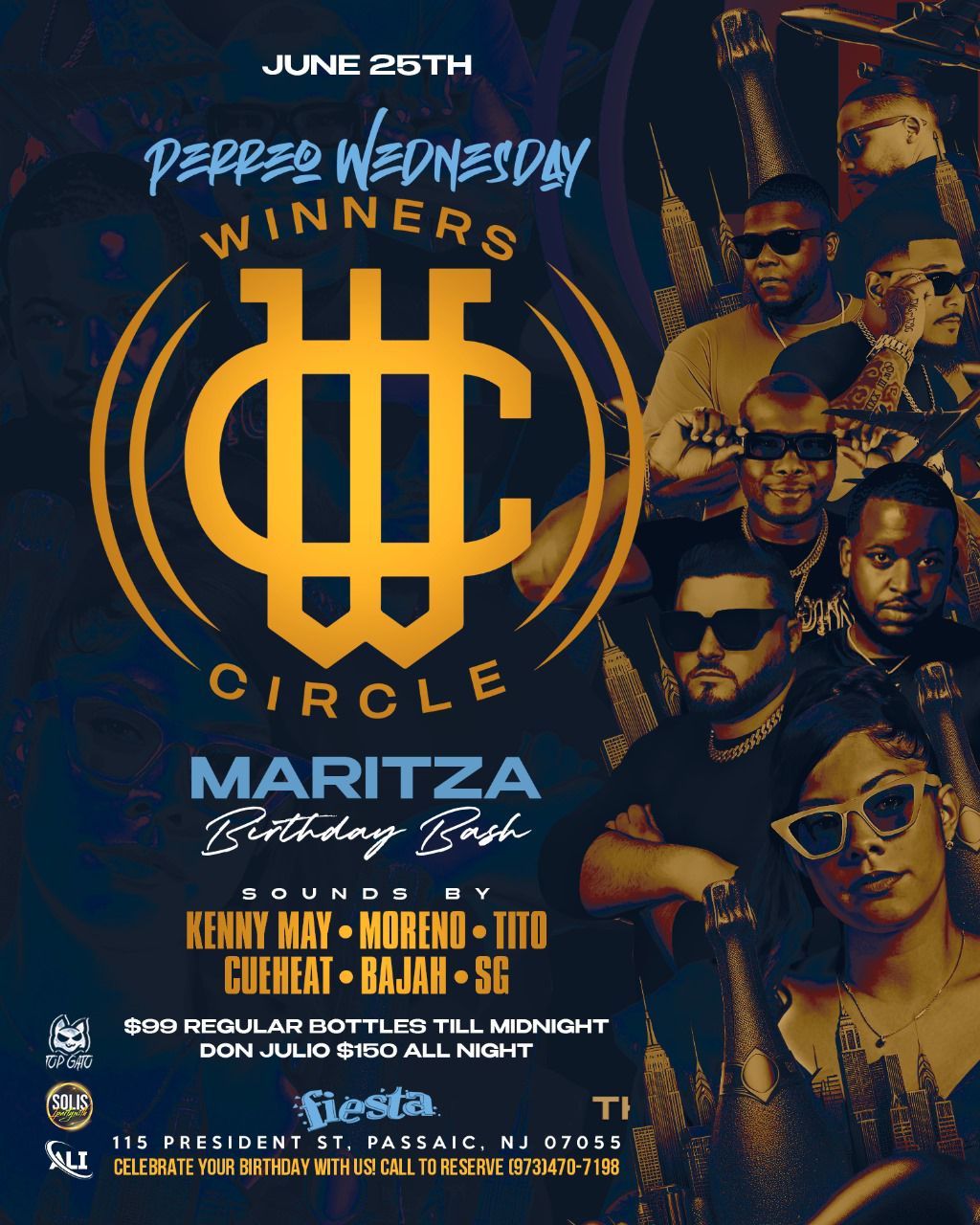 DJ KENNY MAY, MORENO, TITO, CUEHEAT, BAJAH, SG