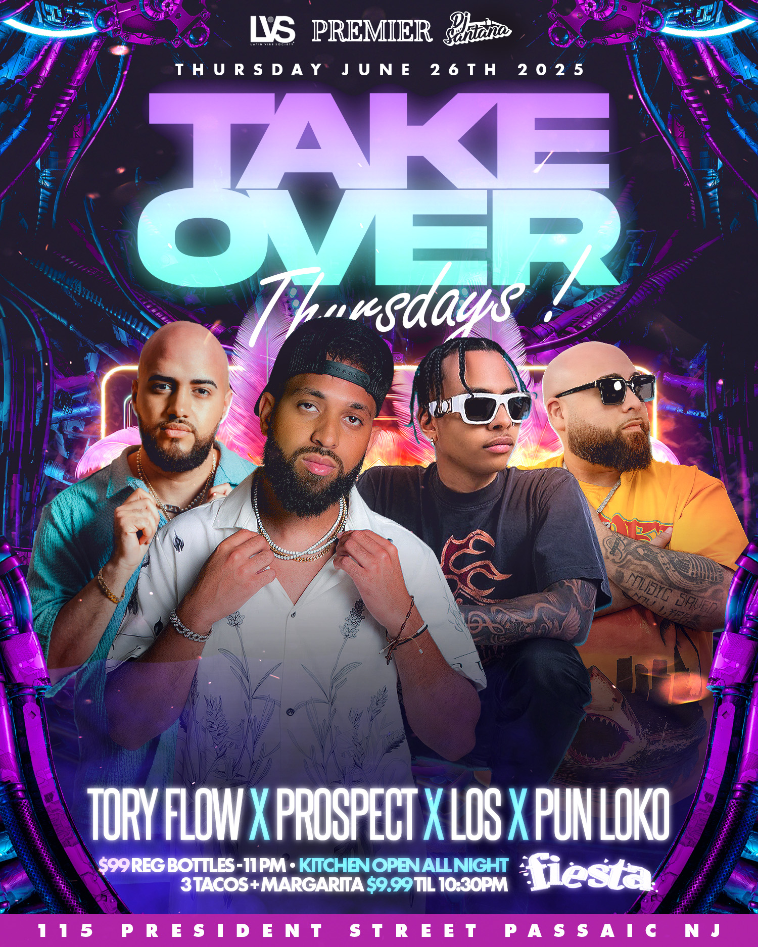 TORY FLOW, PROSPECT, LOS, PUN LOKO