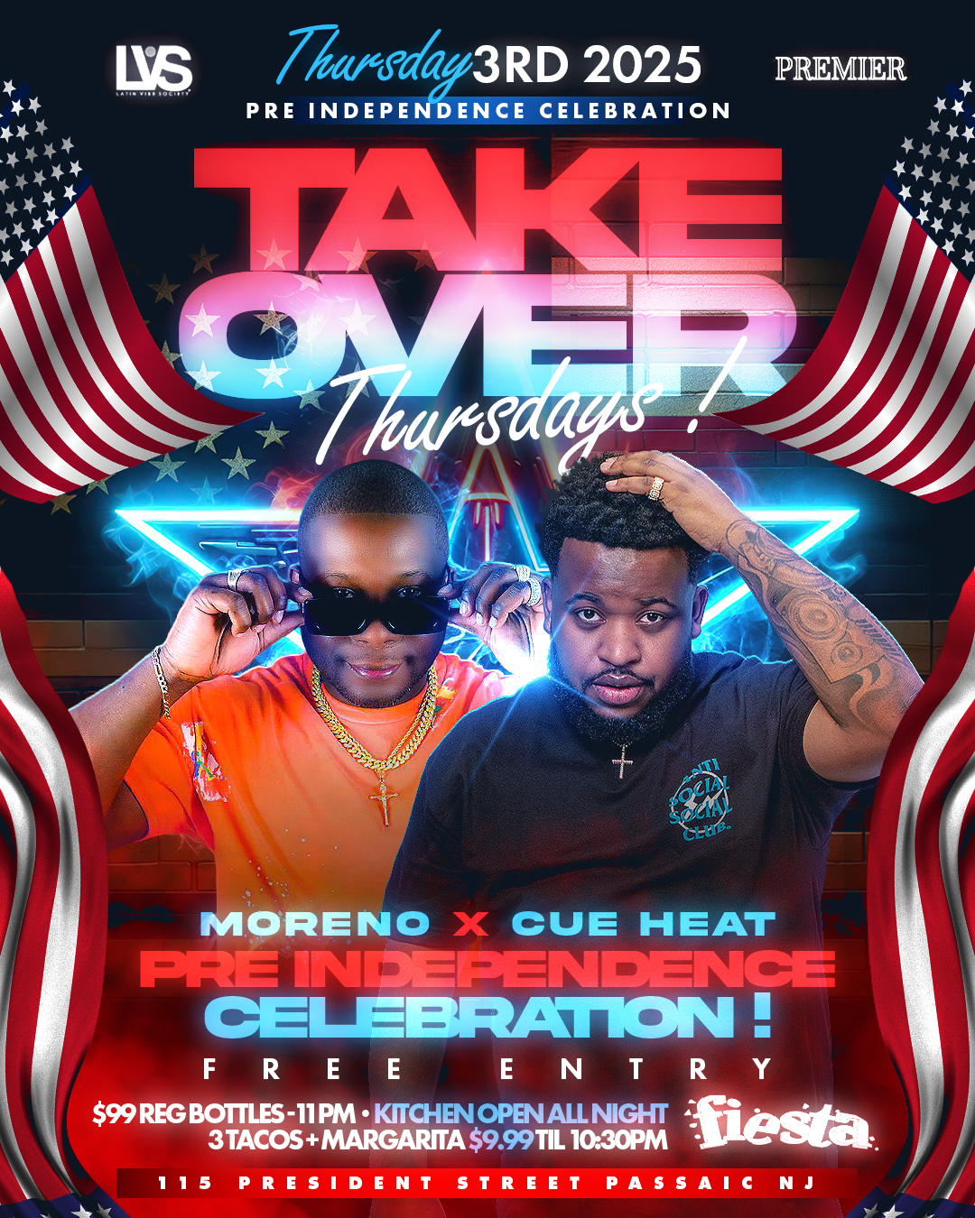 DJ MORENO, CUE HEAT