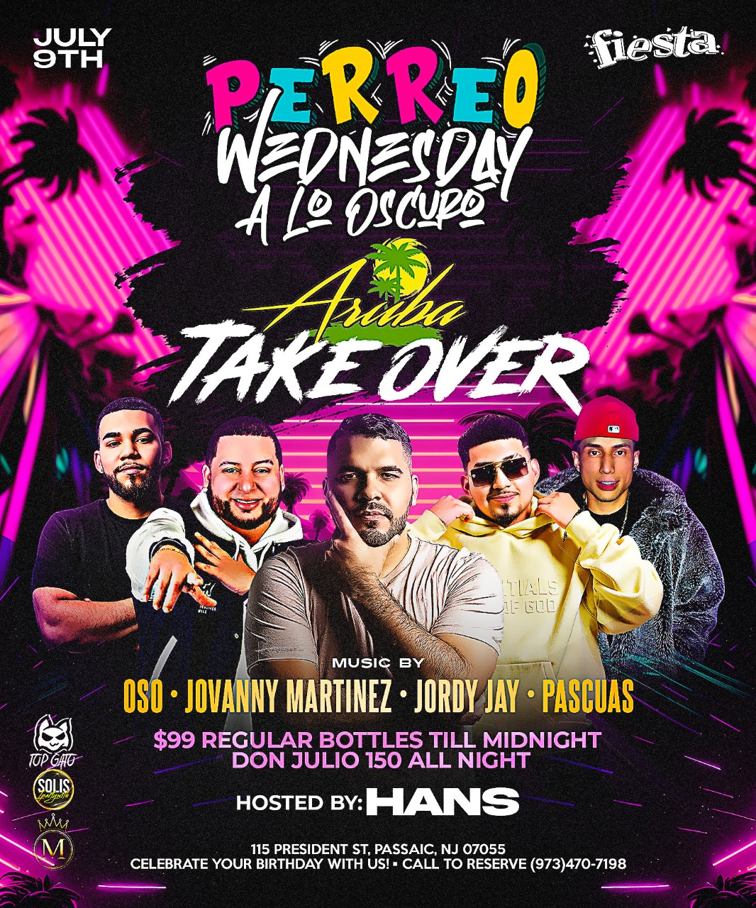 OSO, JOVANNY MARTINEZ, JORDY JAY, PASCUAS