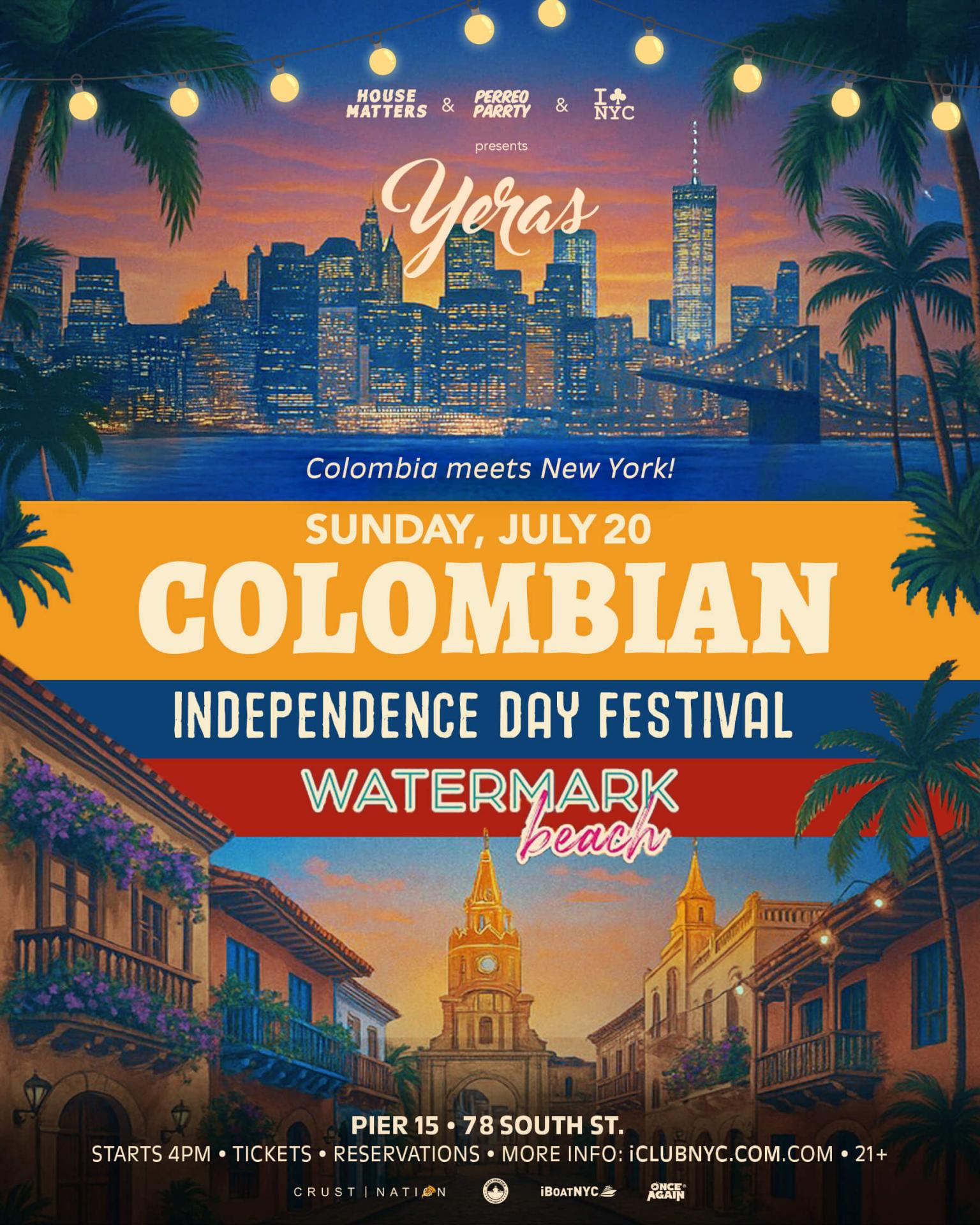 Yeras Colombian Independence Day Festival on the Pier [ Open - Air ]
