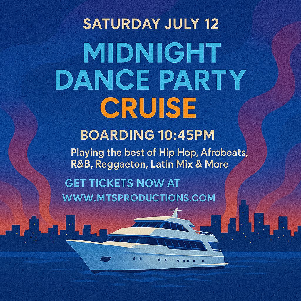 Midnight Dance Party Cruise – Saturday, July 12th | NYC Yacht Party