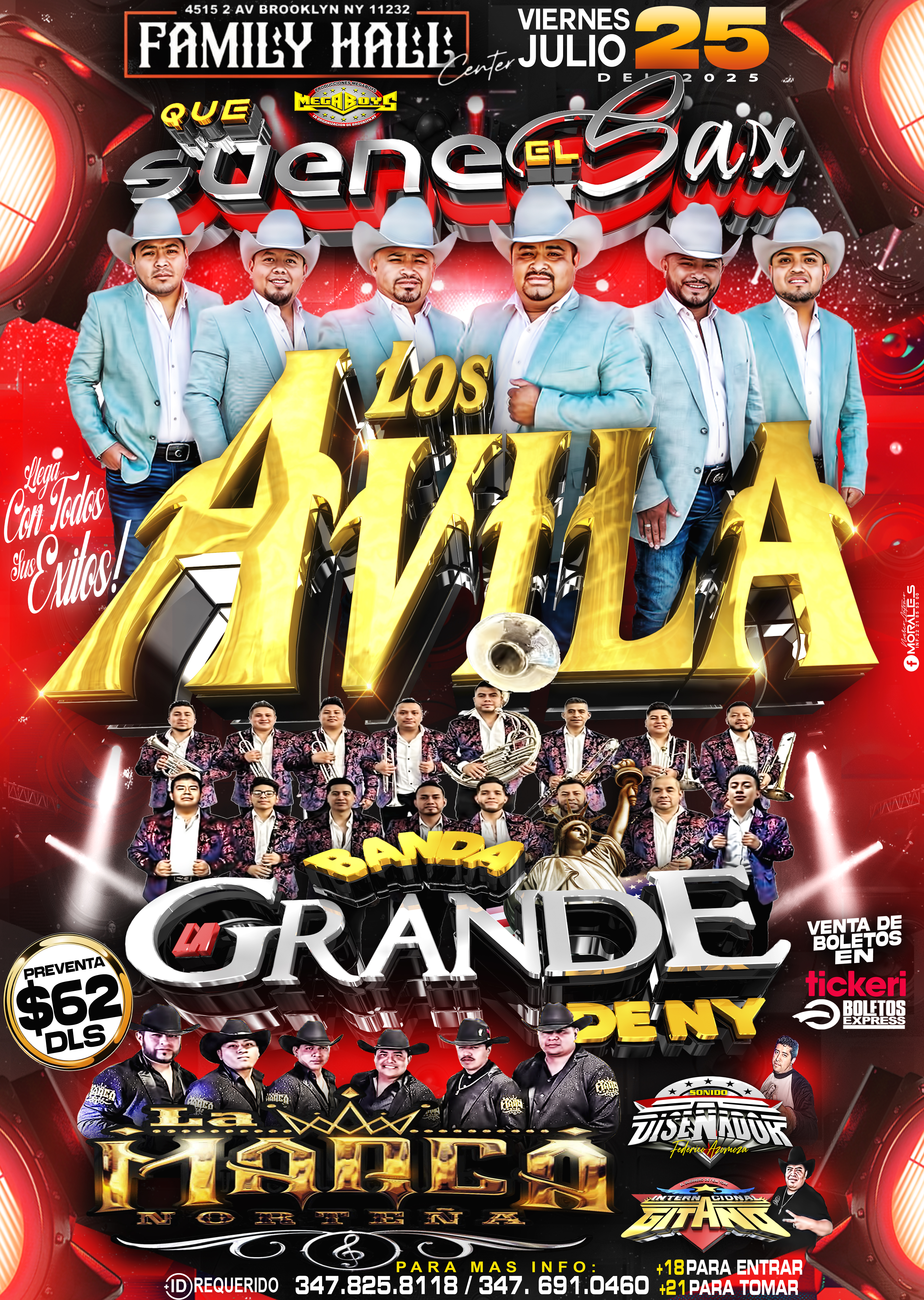 LOS AVILA | BANDA LA GRANDE DE NY & LA MANCA NORTEÑA