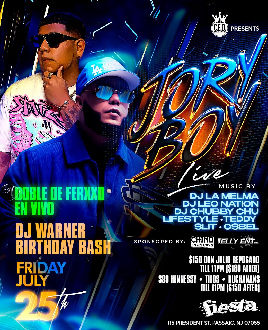 DJ LA MELMA, DJ LEO NATION, DJ CHUBBY CHU, LIFESTYLE, TEDDY, SLIT, OSBEL