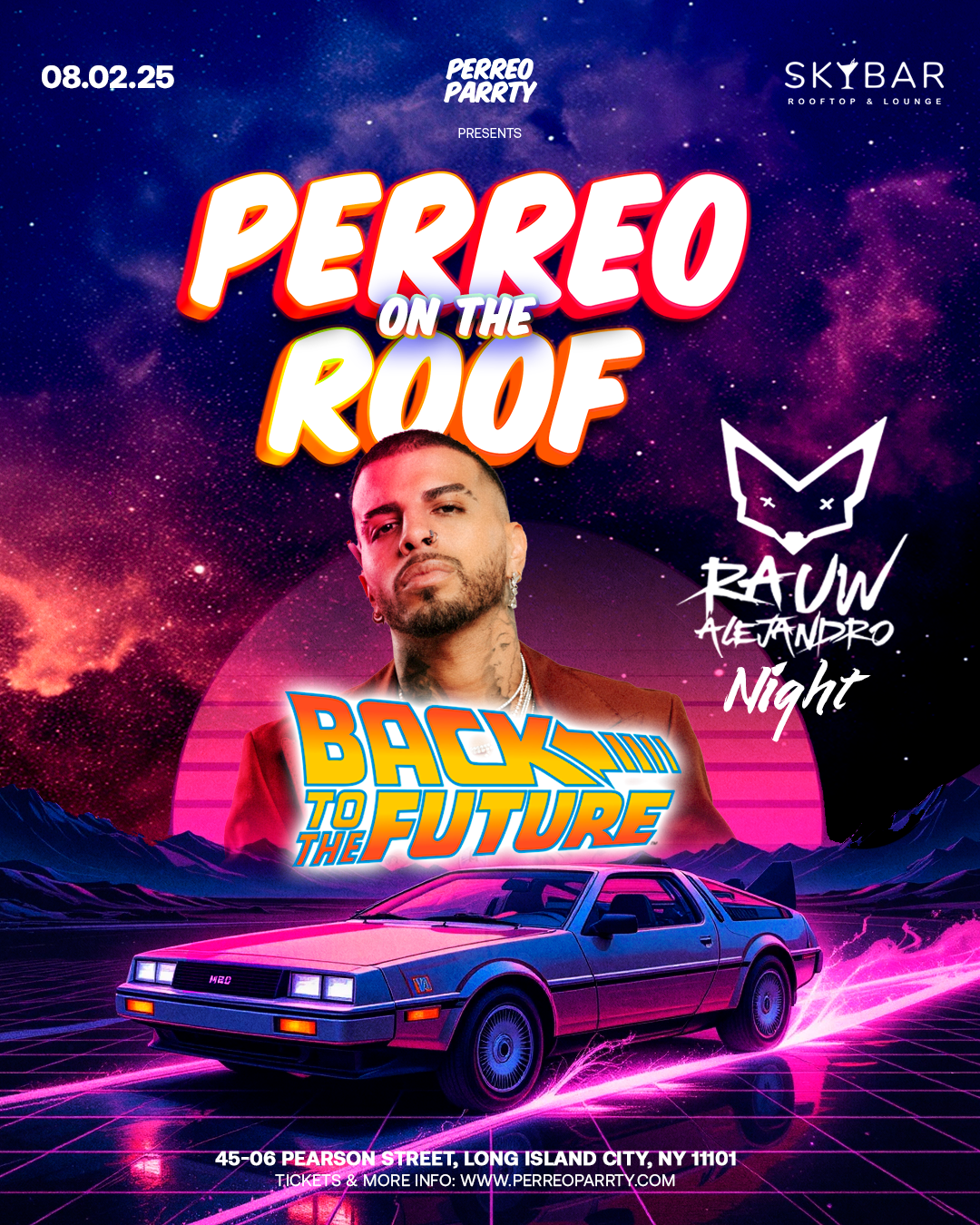 Perreo on the Roof - Back 2 the Future - Rauw Alejandro Reggaeton Rooftop