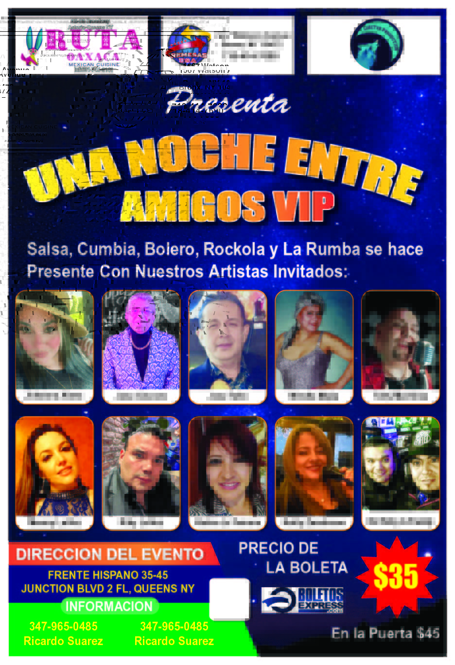 UNA NOCHE ENTRE AMIGOS VIP