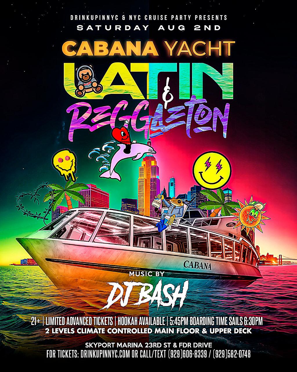 REGGAETON CRUISE PARTY : SUNSET CRUISE PARTY