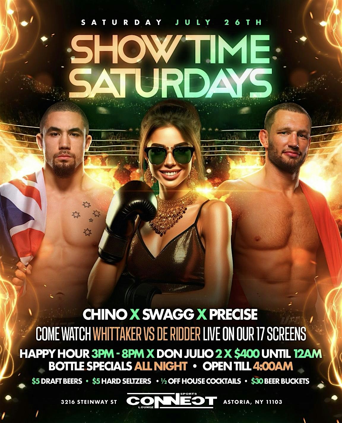Showtime Saturdays – UFC Fight Night + Party
