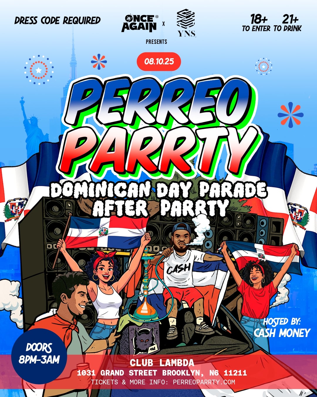 Perreo Parrty Dominican Day Parade After Party Williamsburg Brooklyn