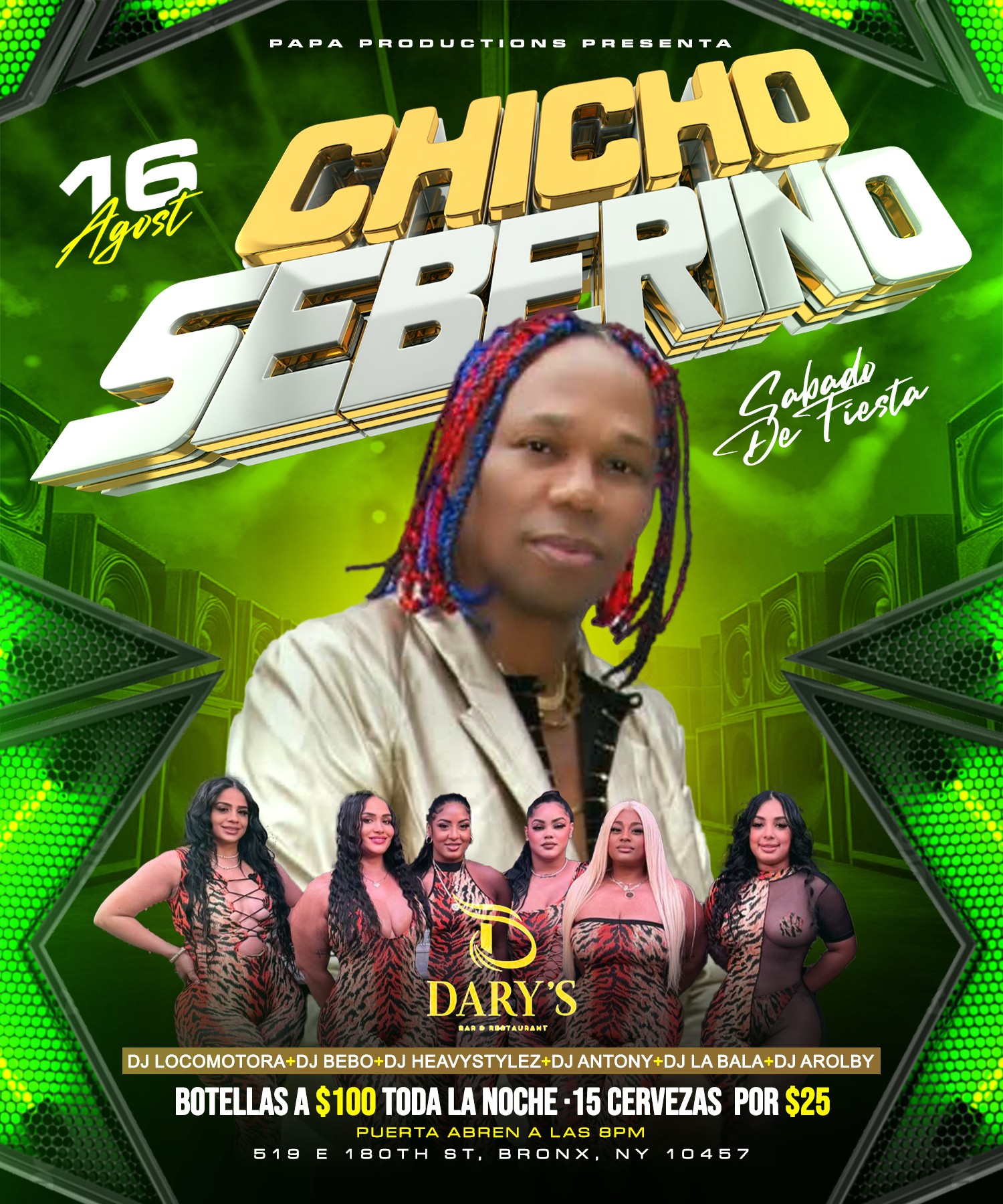 CHICHO SEBERINO SABADO DE FIESTA