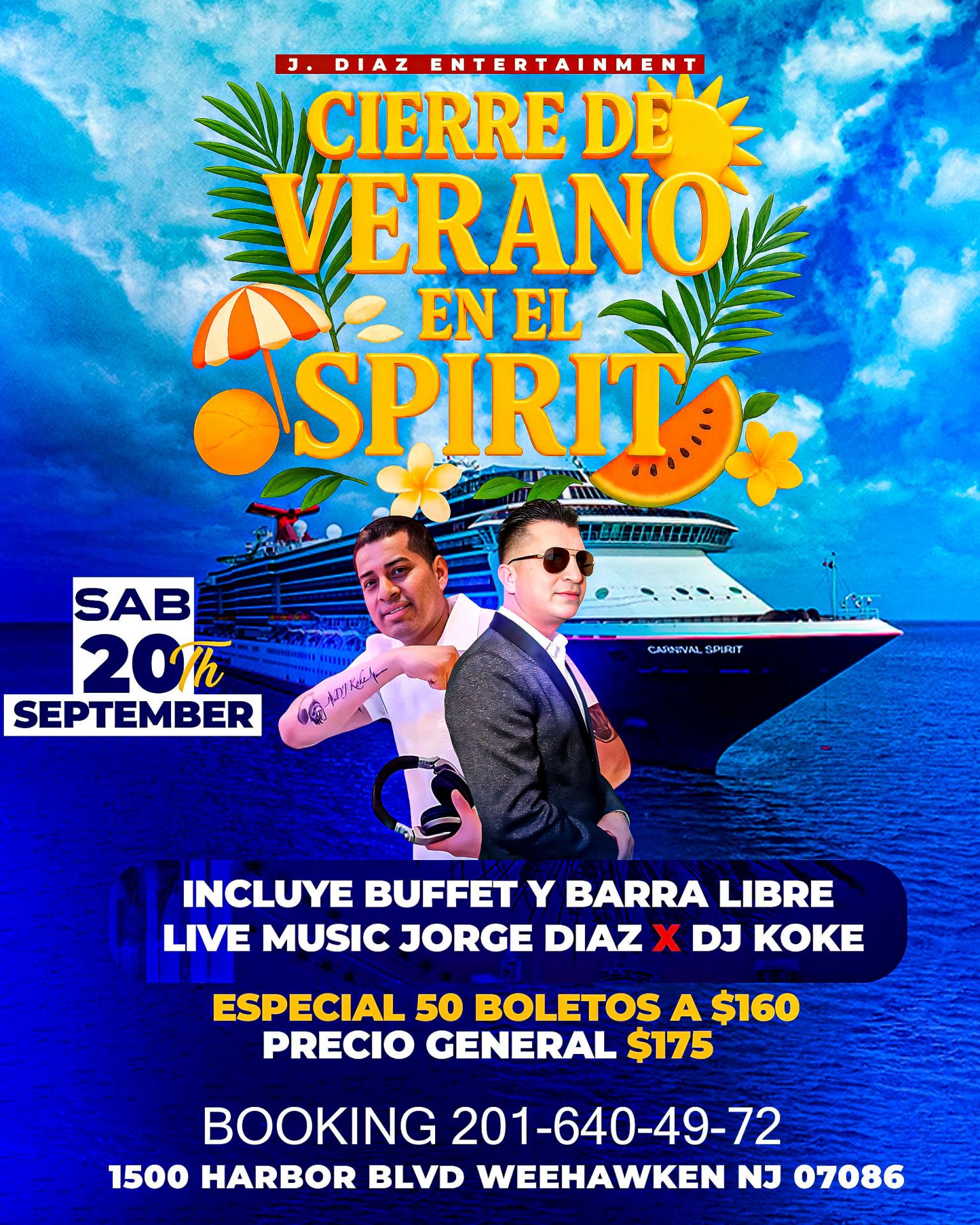 CIERRE DE VERANO EN EL SPIRIT