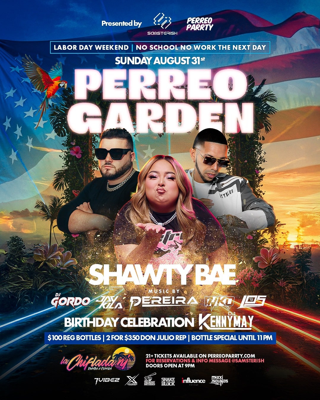 PERREO GARDEN: Shawty Bae Live - Latin & Reggaeton Dance Party NJ