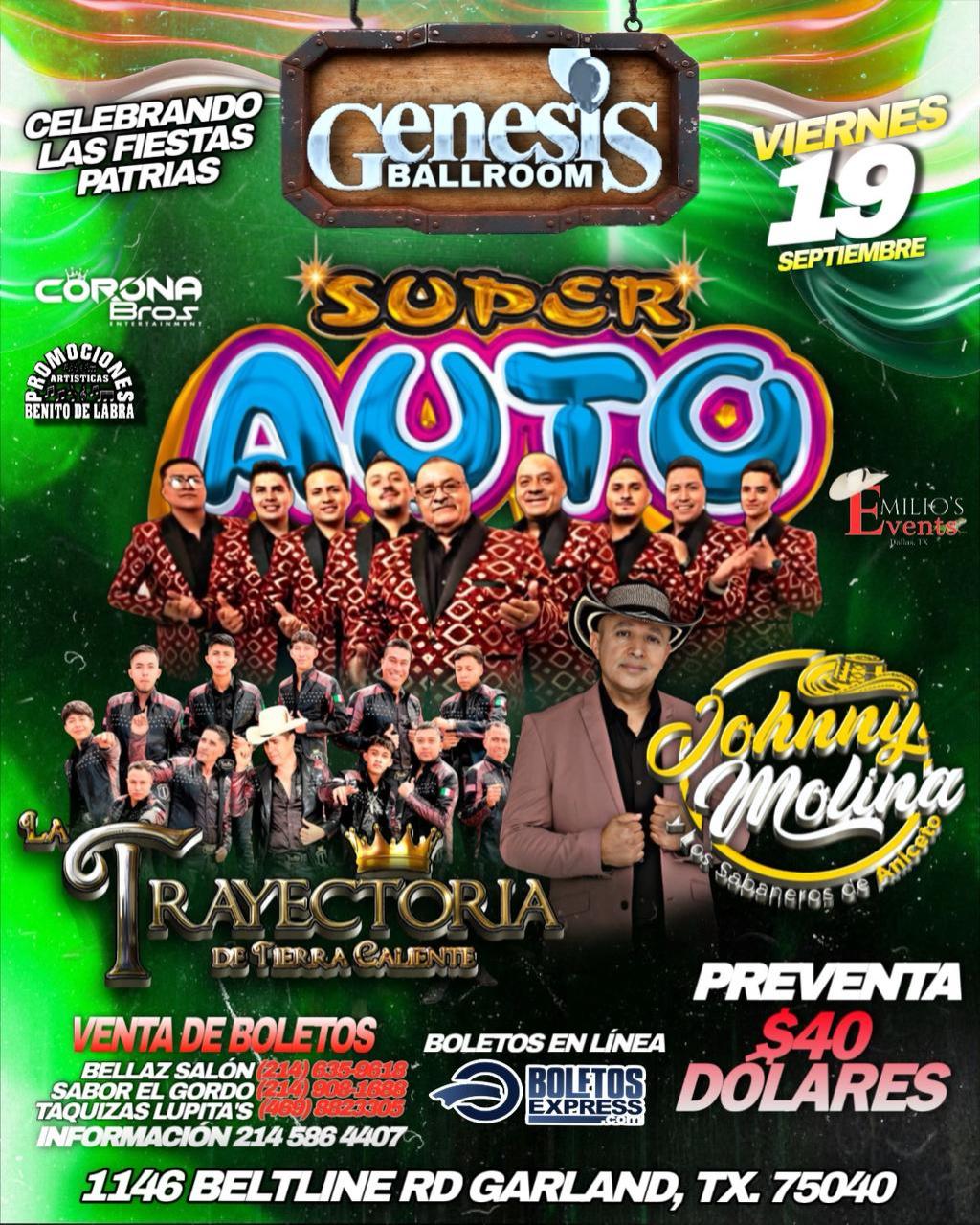 SUPER AUTO | TRAYECTORIA DE TIERRA CALIENTE & JOHNNY MOLINA