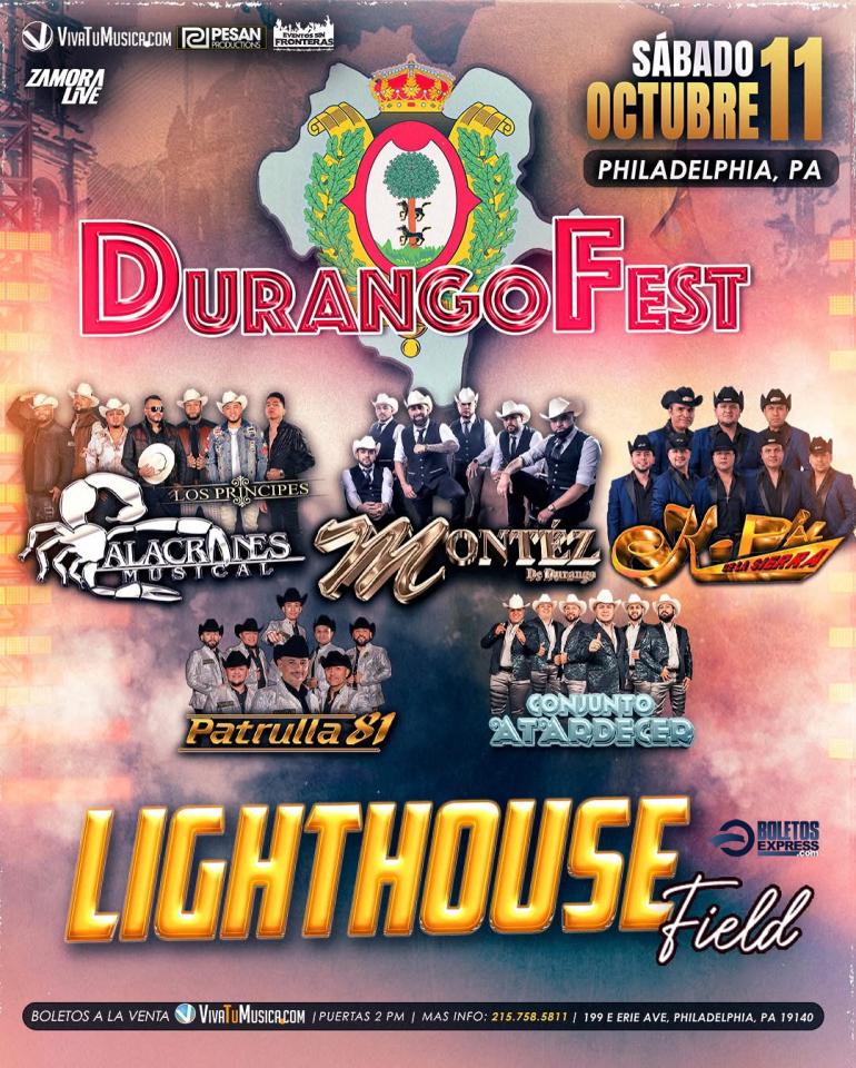 DURANGO FEST EN LIGHTHOUSE FIELD (PHILADELPHIA, PA)