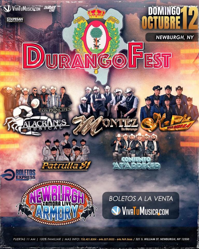 DURANGO FEST EN NEWBURGH ARMORY (NEWBURGH, NY)
