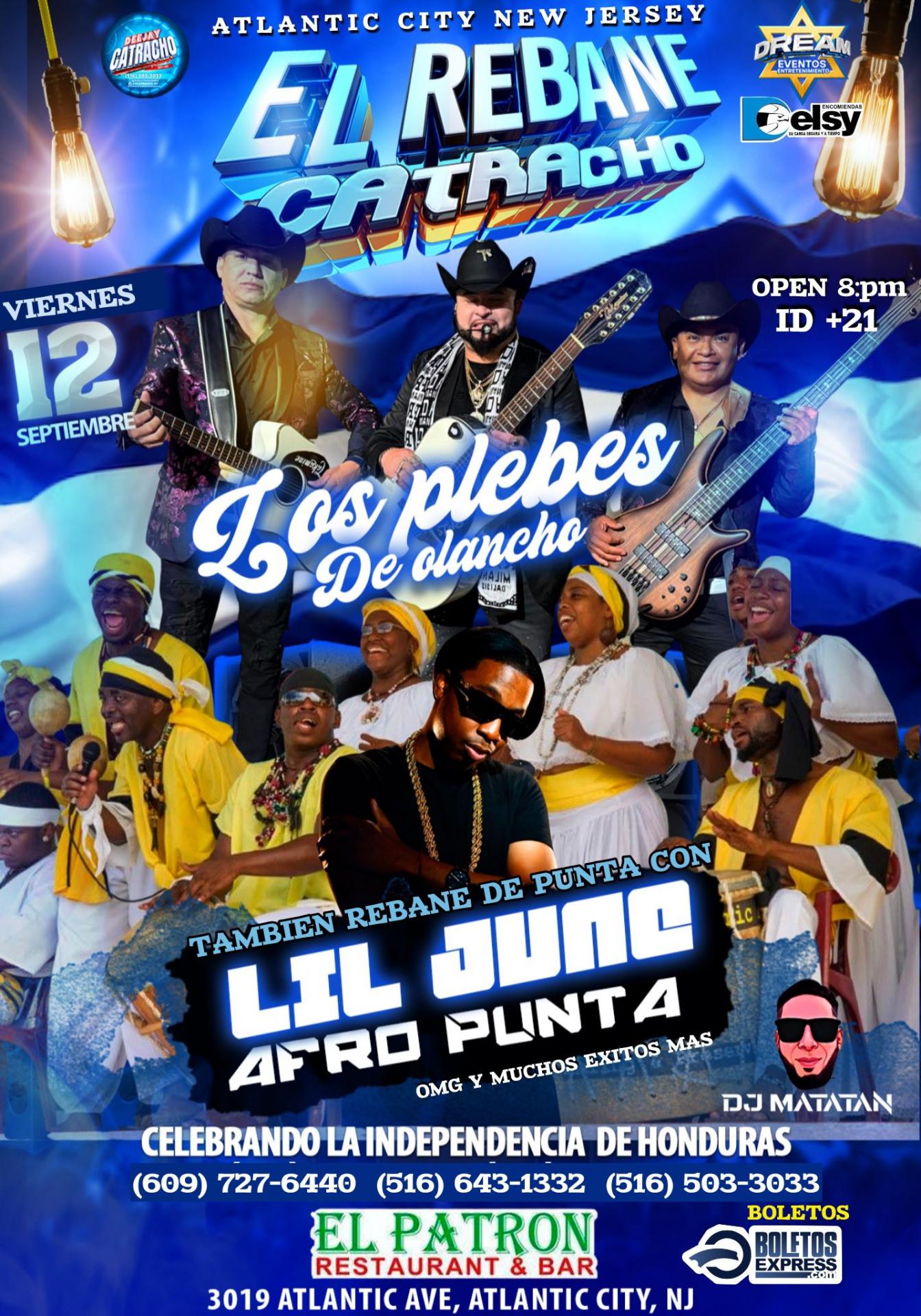 LOS PLEBES DE OLACHO & LIL JUNE 4FRO PUNTA / ATLANTIC CITY NJ  / VIER 12 SEPT