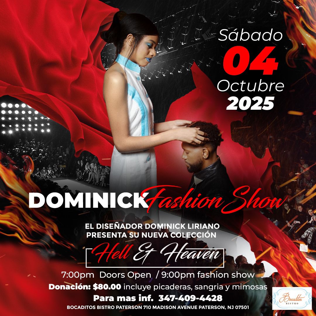 Buy tickets for DOMINICK FASHION SHOW | COLECCION HELL & HEAVEN DOMINICK FASHION SHOW | COLECCION HELL & HEAVEN