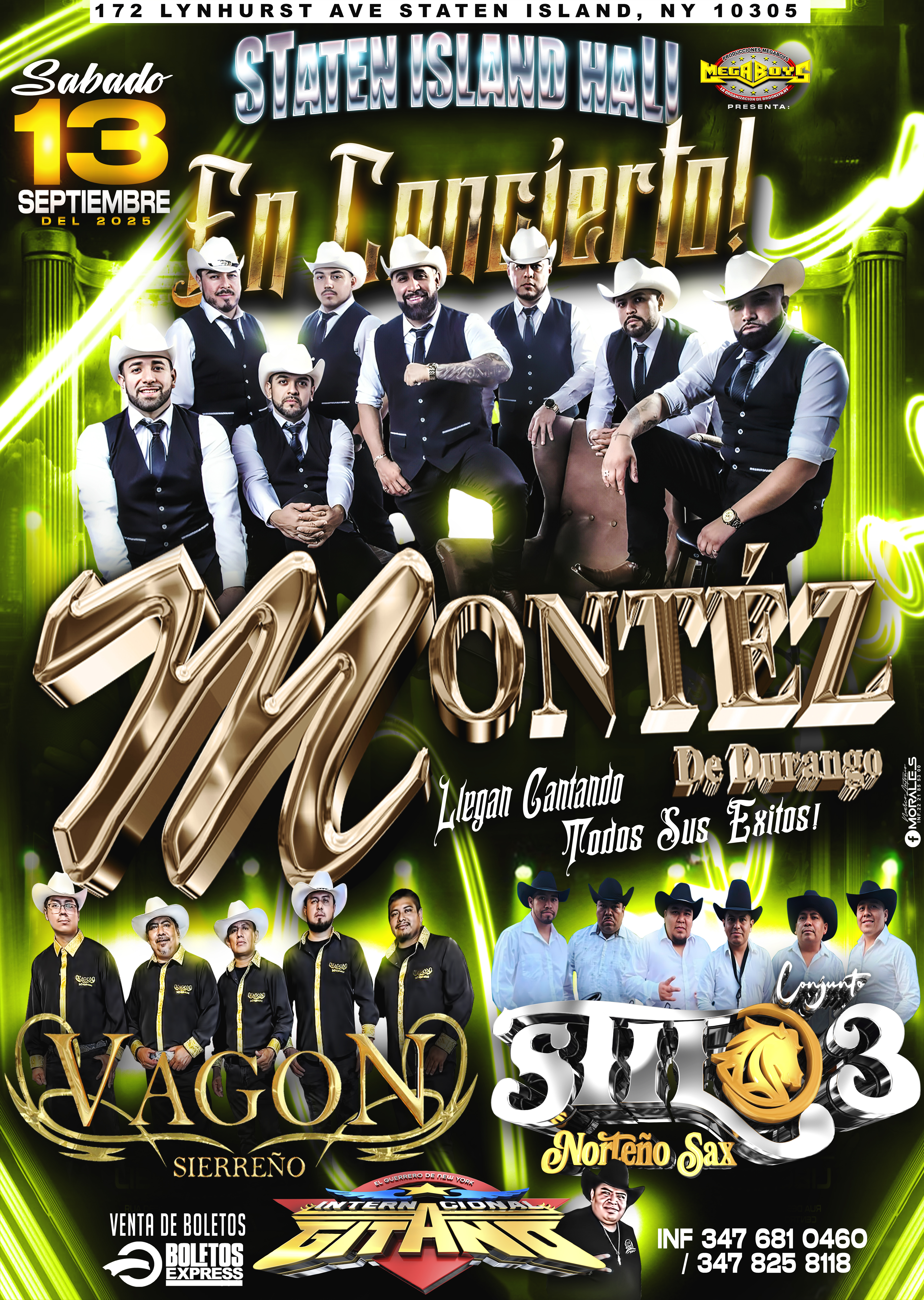 Buy tickets for MONTEZ DE DURANGO | VAGON SIERREÑO & CONJUNTO STILO 3 MONTEZ DE DURANGO | VAGON SIERREÑO & CONJUNTO STILO 3