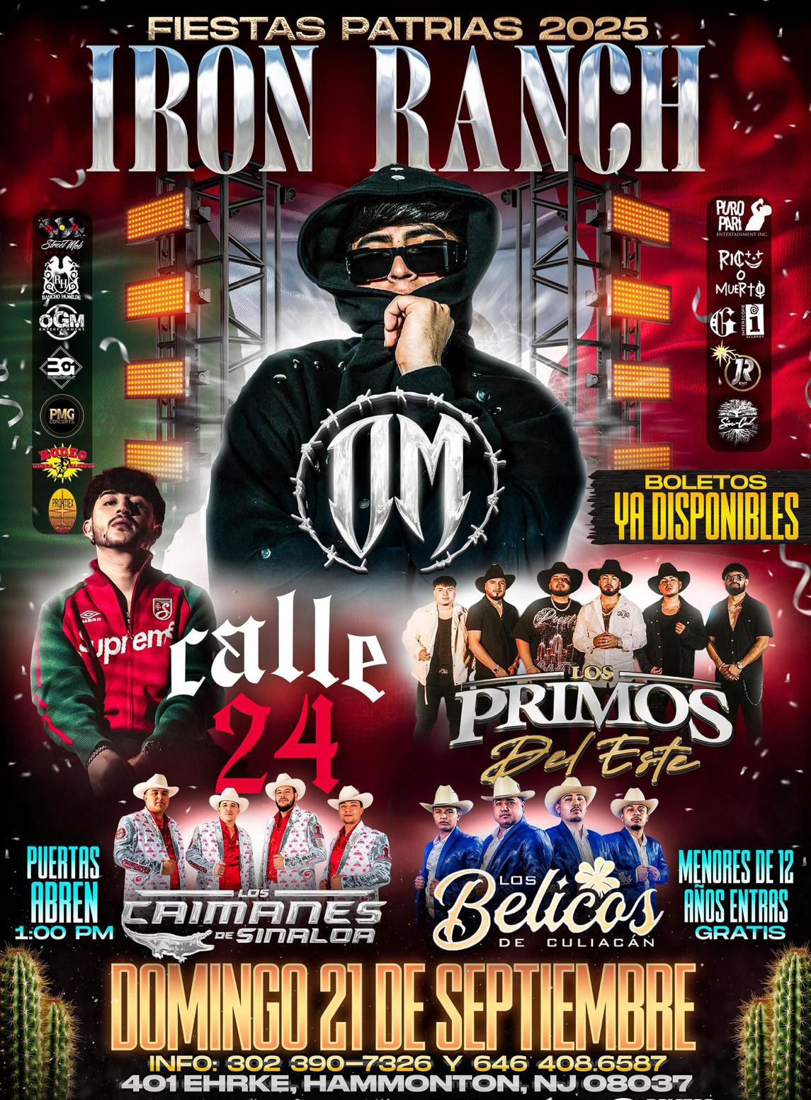 CALLE 24 | LOS PRIMOS DEL ESTE | LOS CAIMANTES DE SINALOA & LOS BELICOS DE CULIACAN