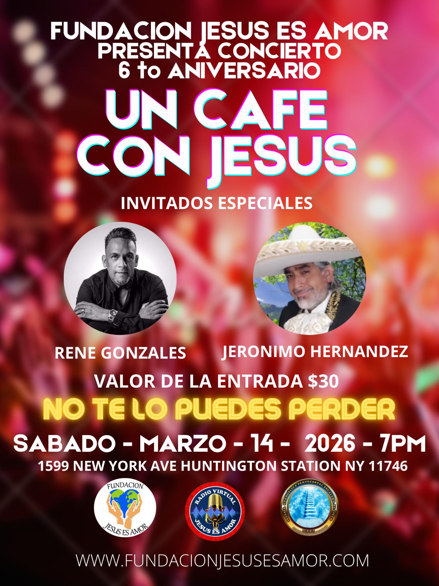 Buy tickets for UN CAFE CON JESUS  UN CAFE CON JESUS