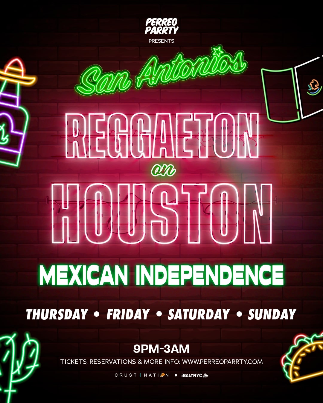 Mexican Independence Day Weekend - Reggaeton on Houston NYC
